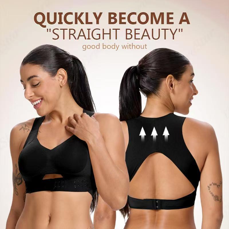 Full Coverage Bra - 女性用矯正リフトアップブラ ソフトサポート フルカバー ワイヤーなしブラ リフトアップ効果 プッシュアップ