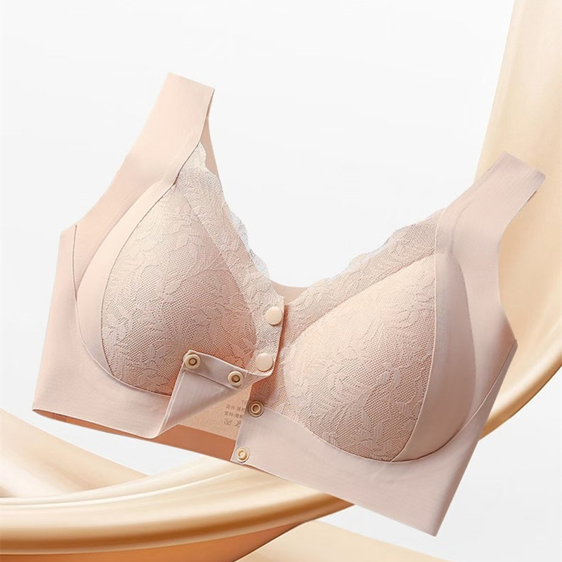 ベスト風前ボタンブラジャー 小胸用 スチールリングなし 調節 - Full Coverage Bra のレビューと価格