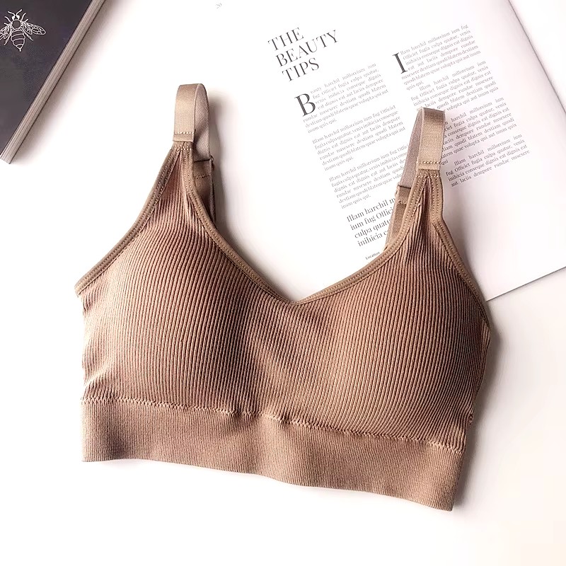 女性のためのシームレスでセクシーなブラ,フルカップ,通気性の - Sleep Bra Bralette のレビューと価格