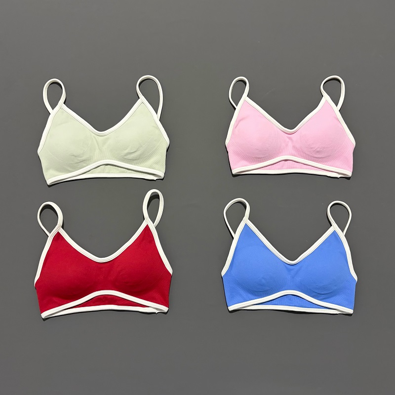 女性スポーツブラ調節可能な高サポートジム服ピラティスヨガトッ - Minimizer Bra Women のレビューと価格