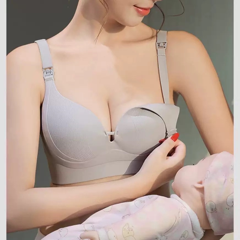 授乳女性下着 産後授乳専用 妊婦 垂れ防止 ギャザー 大きい - Nursing Bra Clip のレビューと価格