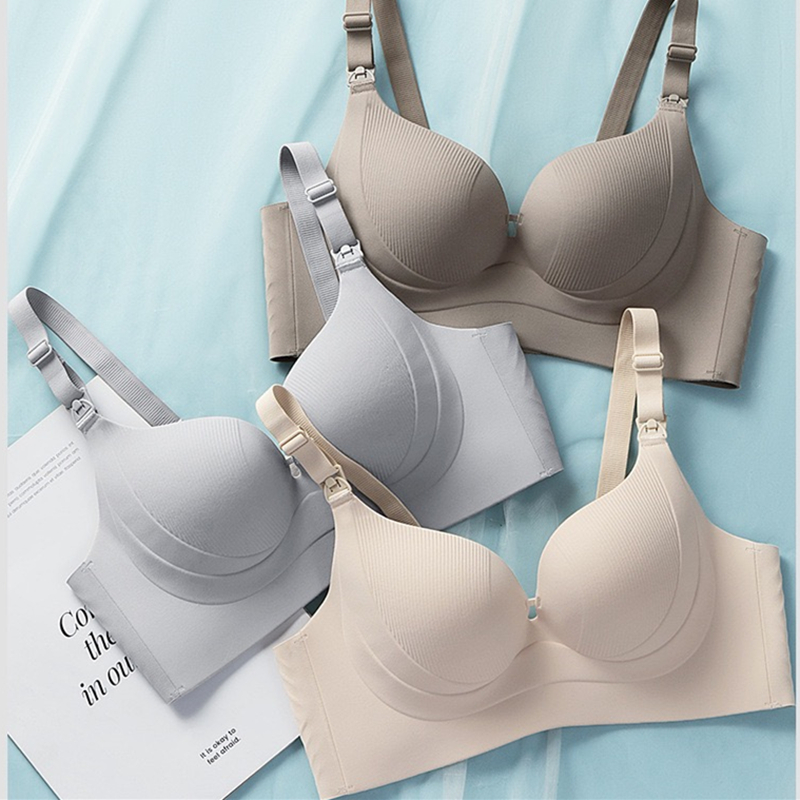 授乳女性下着 産後授乳専用 妊婦 垂れ防止 ギャザー 大きい - Nursing Bra Clip のレビューと価格