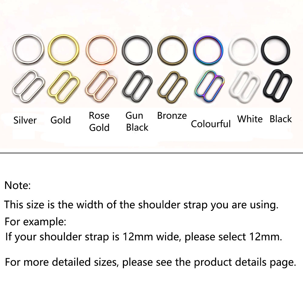 10 セットブラジャーリングとスライダー水着メタストラップア - Nursing Bra Clip のレビューと価格