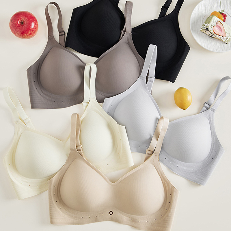 新しいシームレスブラ 女性用 快適なゼリーブラ ワイヤレス  - Wirefree Bra Comfort のレビューと価格