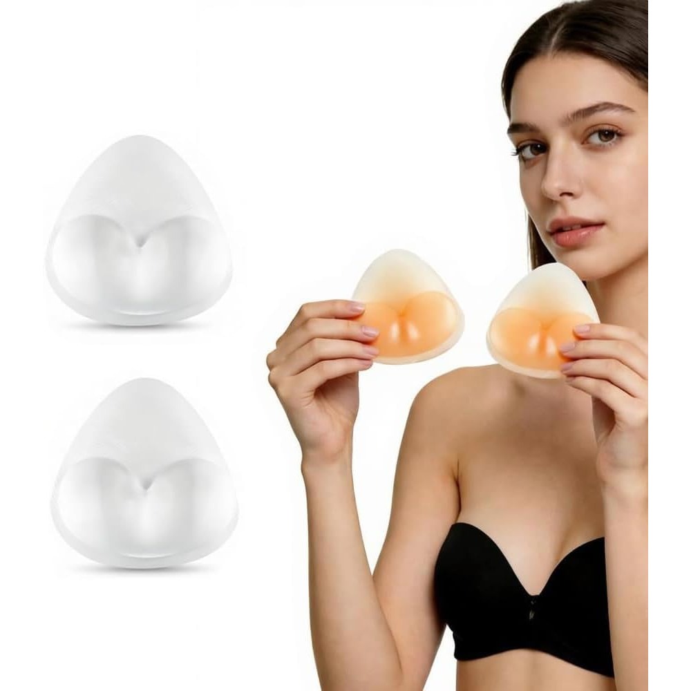 シリコンブラパッド、三角形プッシュアップパッド、水着＆ビキニ - Push Up Bra Silicone のレビューと価格